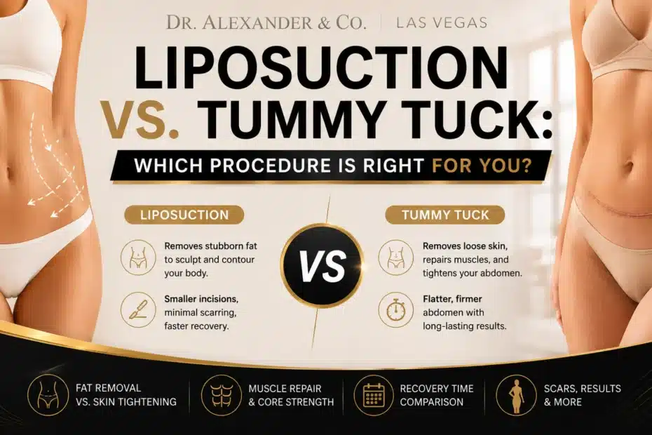 liposuction vs tummy tuck